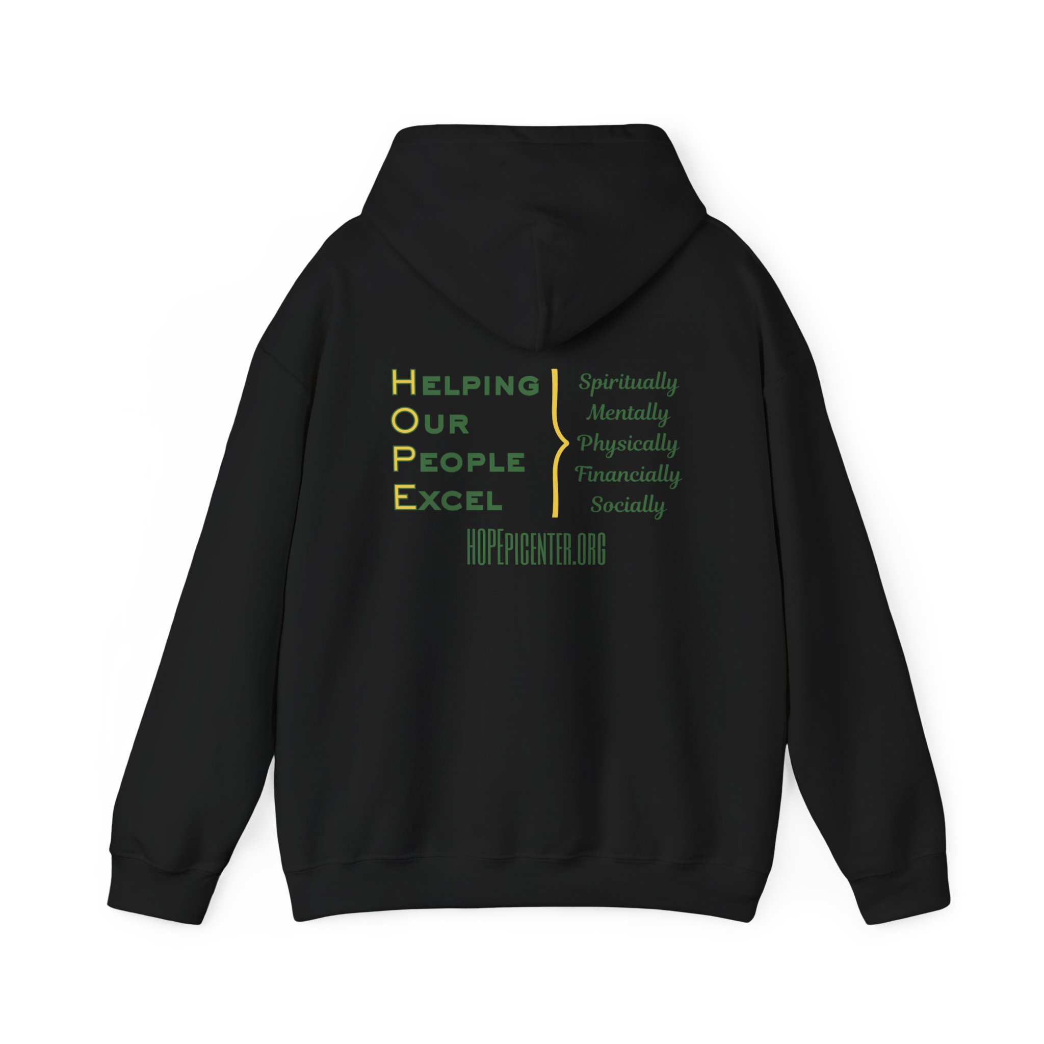 HOPE Unisex Heavy Blend™ Hooded Sweatshirt | HOPE motto back print - Image 10