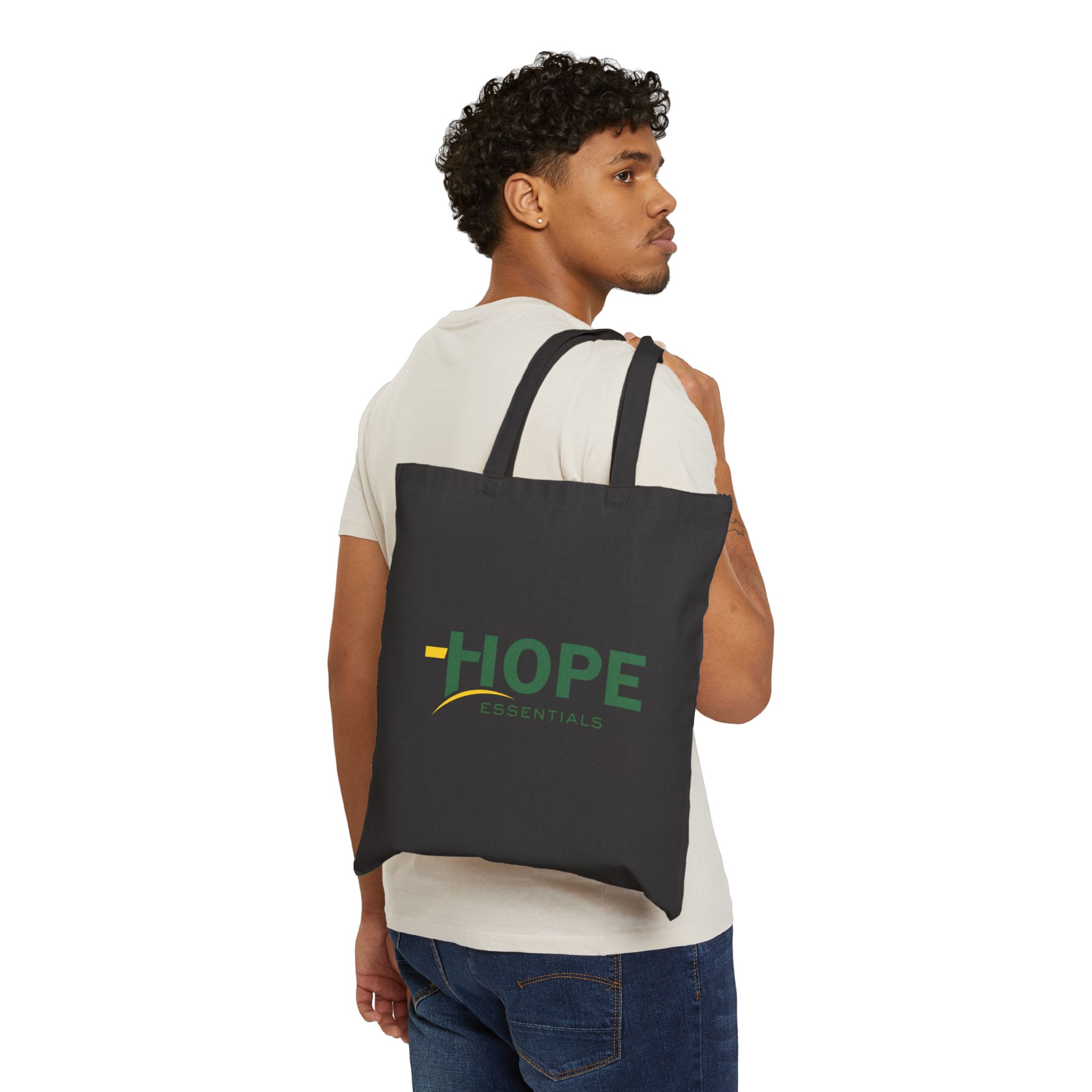 HOPE Essentials Canvas Tote — "Helping Our People Excel" Back Print Reusable Grocery & Church Bag - Image 7