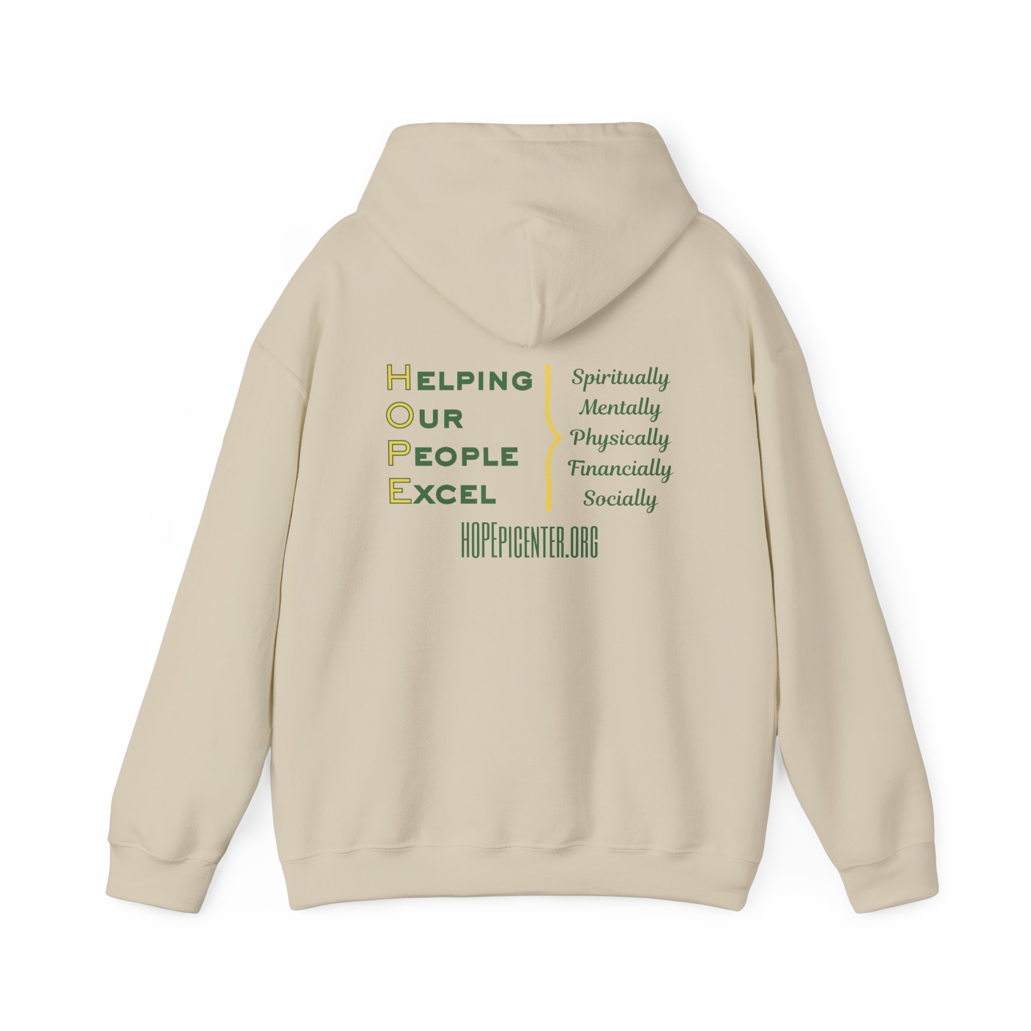 HOPE Unisex Heavy Blend™ Hooded Sweatshirt | HOPE motto back print - Image 14